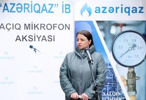 Nəsimi rayonunda "Açıq mikrofon" aksiyası baş tutub - FOTOLAR 