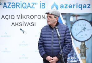 Nəsimi rayonunda "Açıq mikrofon" aksiyası baş tutub - FOTOLAR 