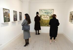 Londonda Aida Mahmudova Liminality adlı fərdi sərginin açılışı olub FOTO