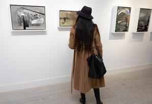Londonda Aida Mahmudova Liminality adlı fərdi sərginin açılışı olub FOTO
