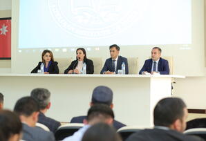 Aİİ Quba rayonunda abituriyentlərlə görüş təşkil edib - FOTOLAR