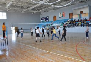 Ağdamda Ulu Öndərin doğum gününə həsr olunmuş voleybol turniri  keçirilib FOTOLAR