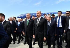Azərbaycan və Türkiyə prezidentləri Rizə-Artvin Hava Limanının açılışında iştirak edib  - FOTOLAR