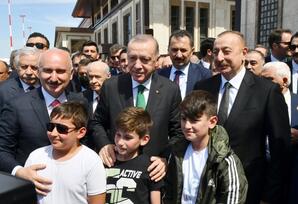 Azərbaycan və Türkiyə prezidentləri Rizə-Artvin Hava Limanının açılışında iştirak edib  - FOTOLAR