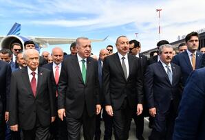 Azərbaycan və Türkiyə prezidentləri Rizə-Artvin Hava Limanının açılışında iştirak edib  - FOTOLAR