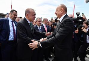 Azərbaycan və Türkiyə prezidentləri Rizə-Artvin Hava Limanının açılışında iştirak edib  - FOTOLAR