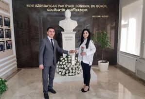 YAP Biləsuvar rayon təşkilatında müsabiqə iştirakçıları ilə görüş keçirilib - FOTOLAR