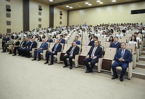 YAP Biləsuvar rayon təşkilatında müsabiqə iştirakçıları ilə görüş keçirilib - FOTOLAR