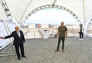 Prezident və birinci xanım Füzuli, Cəbrayıl və Zəngilan rayonlarına səfər ediblər - FOTOLAR
