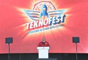 Azərbaycan və Türkiyə prezidentləri "TEKNOFEST Azərbaycan" festivalına qatılıblar