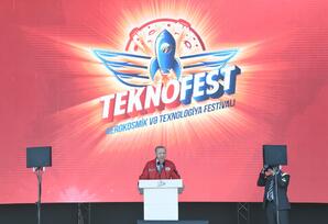Azərbaycan və Türkiyə prezidentləri "TEKNOFEST Azərbaycan" festivalına qatılıblar