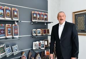 Prezident İlham Əliyev Ramana qəsəbəsində görülən abadlıq işləri ilə tanış olub - FOTOLAR