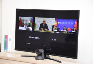 Yeni Azərbaycan Partiyası və Çin Kommunist Partiyası arasında videoformatda görüş keçirilib - FOTOLAR