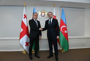 Ceyhun Bayramov Gürcüstanın Baş naziri ilə bölgədə sülh prosesini müzakirə edib - FOTO