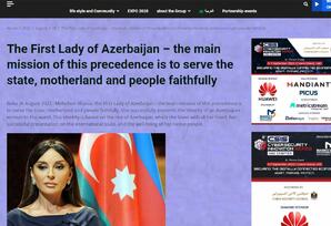 BƏƏ, Misir və Oman nəşrləri Mehriban Əliyevadan yazıblar - FOTOLAR
