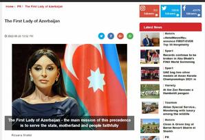 BƏƏ, Misir və Oman nəşrləri Mehriban Əliyevadan yazıblar - FOTOLAR