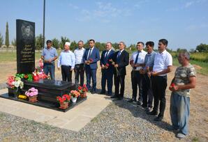 Əskipara kəndində şəhid Ayşad Əzizovun məzarı ziyarət olunub FOTOLAR