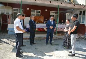 Əskipara kəndində şəhid Ayşad Əzizovun məzarı ziyarət olunub FOTOLAR