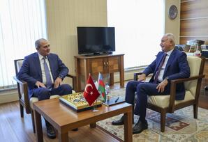 Ankarada YAP Sədrinin müavini ilə AK Parti Sədrinin xarici əlaqələr üzrə müavini arasında görüş olub