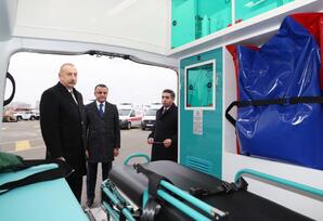 Prezident yeni alınmış xüsusi təyinatlı texnikalarla tanış olub