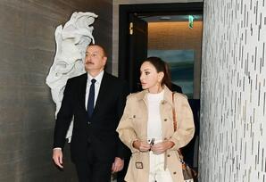 Prezident İlham Əliyev və Birinci xanım otelin açılışında iştirak ediblər - - FOTOLAR