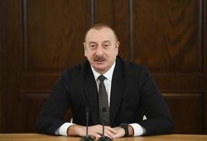 Prezident Qərbi Azərbaycan İcmasının inzibati binasında yaradılan şəraitlə tanış olub - YENİLƏNİB