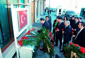 YAP Kəlbəcər rayon təşkilatı Türkiyənin Gəncə şəhərindəki  Baş konsuluğunu ziyarət edib FOTOLAR