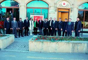 YAP Kəlbəcər rayon təşkilatı Türkiyənin Gəncə şəhərindəki  Baş konsuluğunu ziyarət edib FOTOLAR