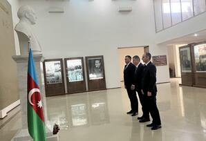 Şabranda gənc partiya fəalları Heydər Əliyev Mərkəzini ziyarət ediblər