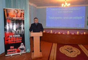 “Xocalı soyqırımı- tarixin qan yaddaşı” FOTOLAR
