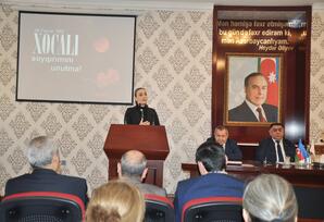 Ağcabədidə Xocalı faciəsi ilə əlaqədar tədbir keçirilmişdir ŞƏRH