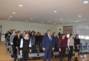 Şəmkirdə “Heydər Əliyev İli” çərçivəsində tədbir keçirilib FOTOLAR