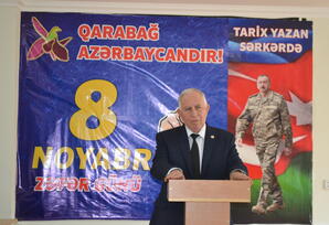 Şəmkirdə “Heydər Əliyev İli” çərçivəsində tədbir keçirilib FOTOLAR