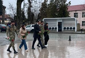 İsmayıllı rayon Heydər Əliyev Mərkəzinə ekskursiya təşkil olunub FOTOLAR