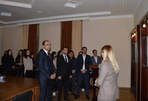 İsmayıllı rayon Heydər Əliyev Mərkəzinə ekskursiya təşkil olunub FOTOLAR