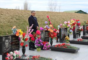 Şəhid Göyüşov Məzahir Niyaz oğlunun xatirəsi yad edilib FOTOLAR