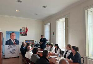 "Ulu öndər Heydər Əliyevin zəngin irsi milli sərvətimizdir" FOTOLAR