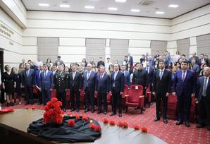 Yasamal rayonunda 31 Mart-Azərbaycanlıların Soyqırımı Gününə həsr olunmuş tədbir keçirilib FOTOLAR