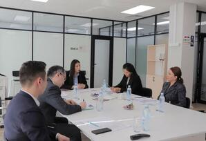 Aygün Əliyeva Qazaxıstanın məsul dövlət rəsmiləri ilə görüşüb FOTOLAR