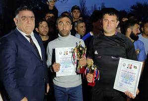 Ağcabədidə futbol birinciliyi başa çatmışdır FOTOLAR