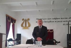 Qusarda "Heydər Əliyev ili"nə həsr olunmuş tədbir keçirilib FOTOLAR