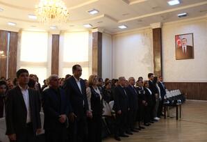 Kürdəmirdə mədəniyyət işçiləri ilə  görüş keçirilib FOTOLAR