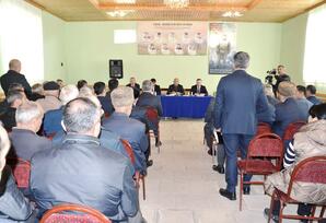 Masallı RİH başçısı Şərəfə kəndinin sakinləri ilə görüşdü