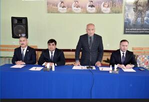 Masallı RİH başçısı Şərəfə kəndinin sakinləri ilə görüşdü