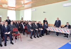 Masallı RİH başçısı Şərəfə kəndinin sakinləri ilə görüşdü