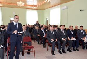 Masallı RİH başçısı Şərəfə kəndinin sakinləri ilə görüşdü