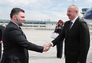 Azərbaycan Prezidenti Bosniya və Herseqovinaya rəsmi səfərə gəlib