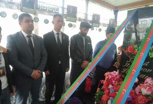 Lerikin Bibiyani kəndində şəhid Tərzan Haşımovun  məzarı ziyarət olunub FOTOLAR