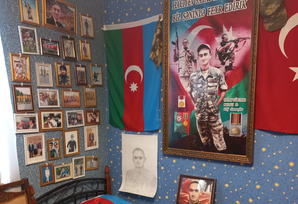Şəhid Sayad Hacıyev Azad oğlunun ailəsi ziyarət olunub FOTOLAR
