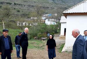 Yardımlıda şəhid ailələri ziyarət olunub